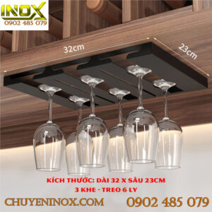 gia treo ly ruou vang