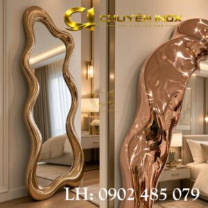 Khung Gương Inox Mỹ Thuật - Ảnh 3