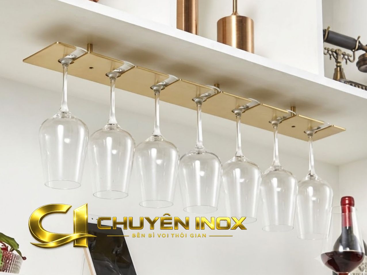 Kệ Treo Ly Tủ Rượu Kệ Treo Ly Tủ Rượu