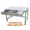 Bàn Inox Có Ngăn Kéo