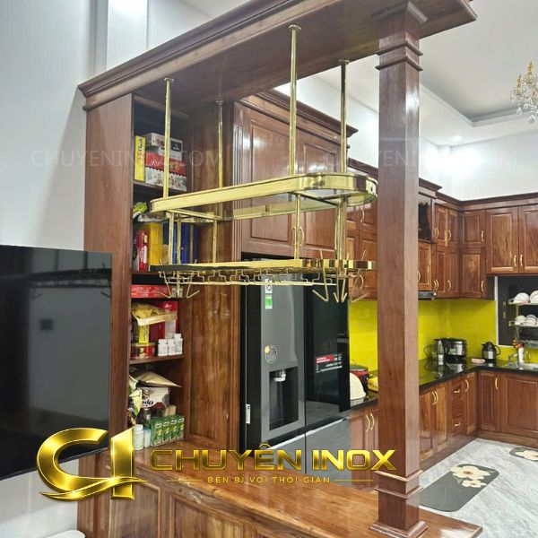 Giá Treo Ly Rượu Vang Mạ Vàng Giá Treo Ly Rượu Vang Mạ Vàng
